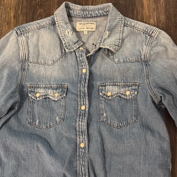 YELLOWSTONE Lucky Jean Shirt - S - EUC!!!! - Picture 3 of 6